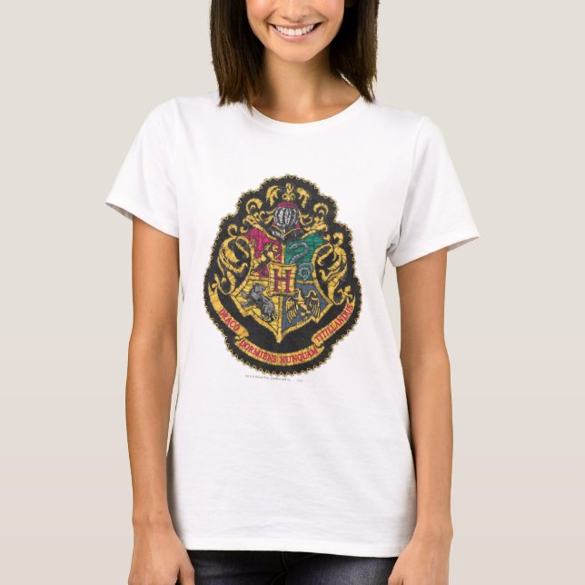 T-shirts Harry Potter| Hogwarts Crest (Frente)