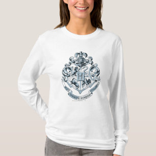 T-shirts Harry Potter Hogwarts Crest - Azul