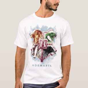 T-shirts Harry Potter   HOGWARTS™ Crest Watercolor