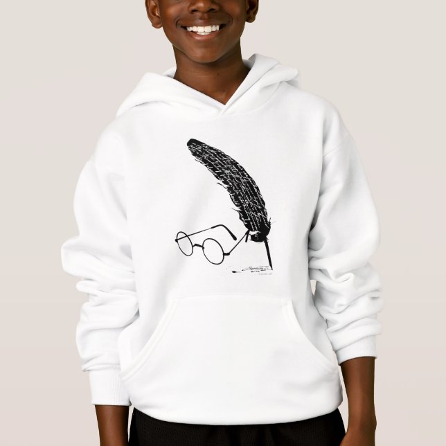 T-shirts Harry Potter | Óculos e Pena (Frente)