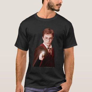 T-shirts Harry Potter Points Wand