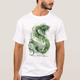 T-shirts Harry Potter SLYTHERIN™ Cobra Watercolor