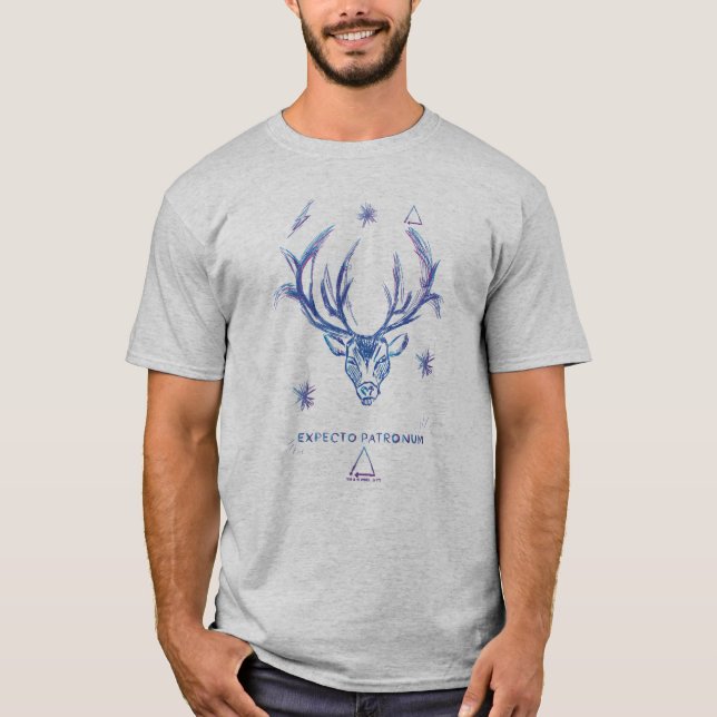 T-shirts Harry Potter Spell | ESPERA PATRONUM™Esboço (Frente)