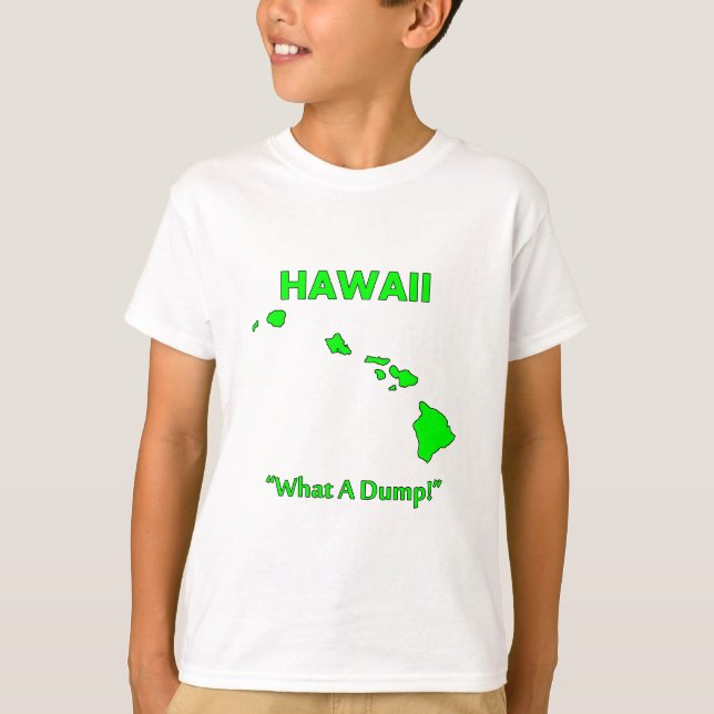 T-shirts Havaí - Que Lixo! (Frente)