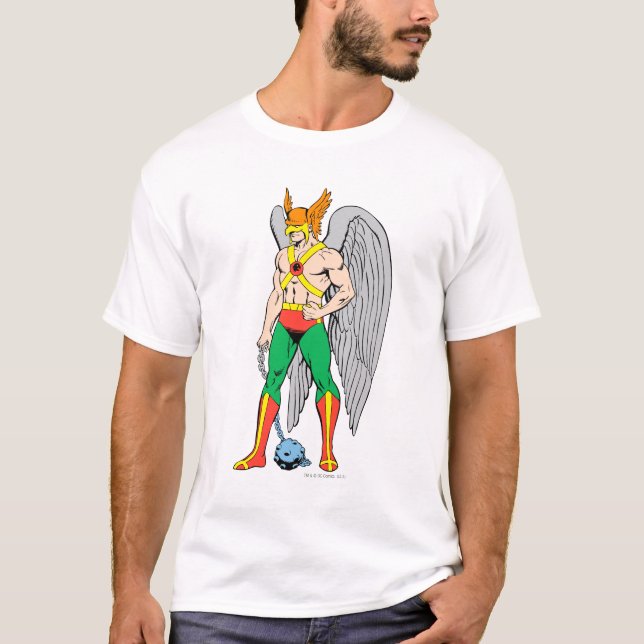 T-shirts Hawkman Standpose (Frente)