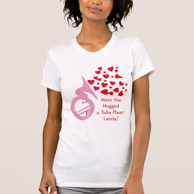 T-shirts Hearts Tuba (Frente)