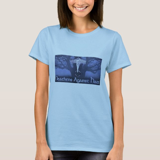 T-shirts Heathens contra o ódio (Frente)