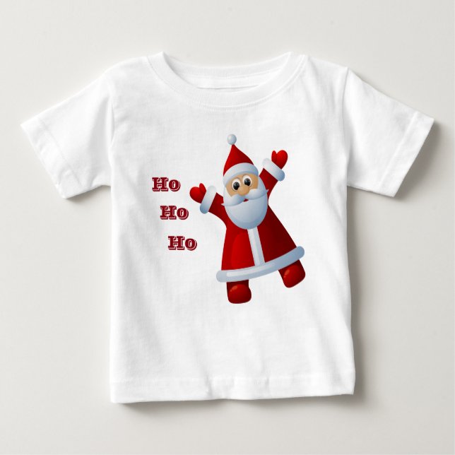 T-shirts Hei! Hei! Hei! Feliz Natal do Papai Noel (Frente)