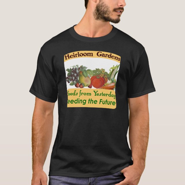 T-shirts Heirloe Gardens Green dizendo (Frente)