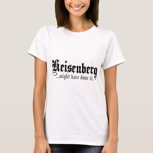 T-shirts Heisenberg. (Frente)