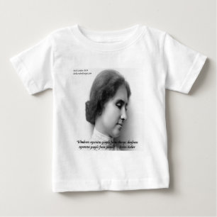 T-shirts Helen Keller & Citação Famosa de Surdo/Cego