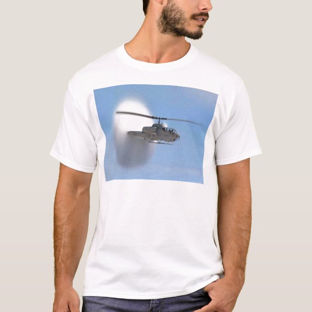 T-shirts helicóptero da cobra (Frente)