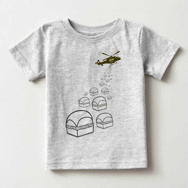 T-shirts Helicóptero de Krystal (Frente)