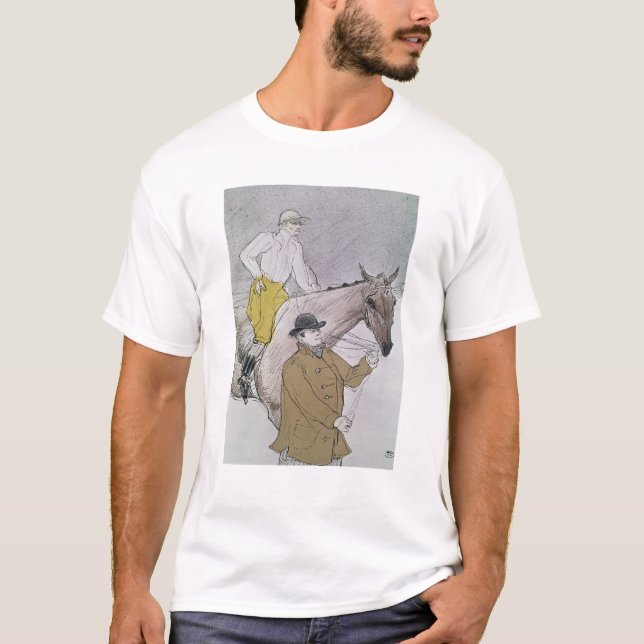 T-shirts Henri de Toulouse-Lautrec | que o jóquei conduziu (Frente)
