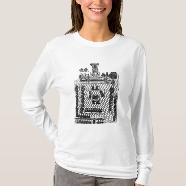 T-shirts Henry VIII e parlamento em 1523 (Frente)