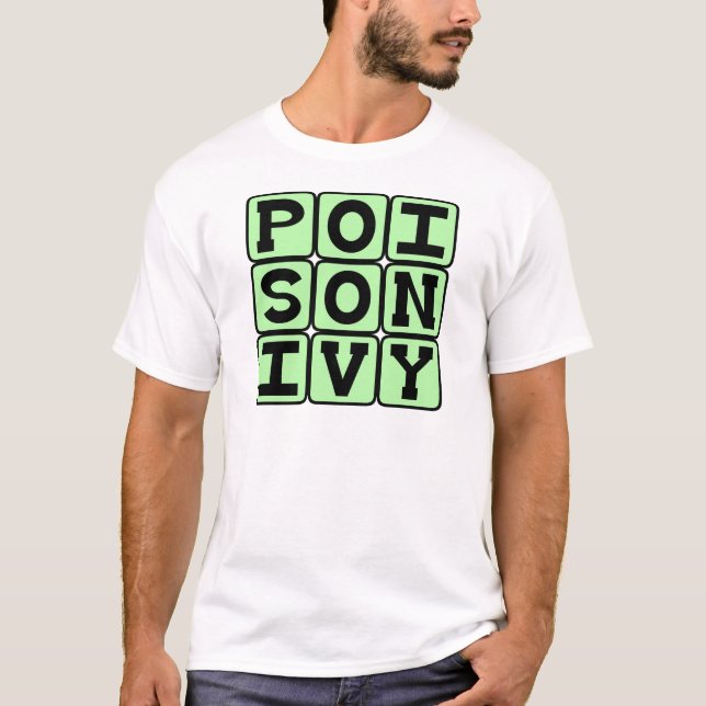 T-shirts Hera da Noite, Planta Que Causa Coceira (Frente)