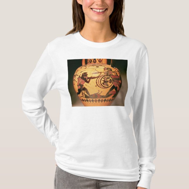 T-shirts Heracles que luta Geryon (Frente)