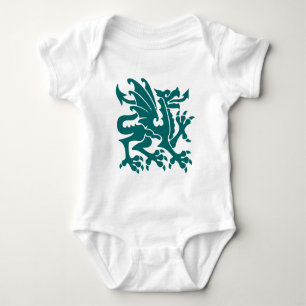 T-shirts Heraldic Dragon 01 - Moss Green