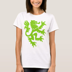 T-shirts Heraldic Lion 01 - Verde marciano