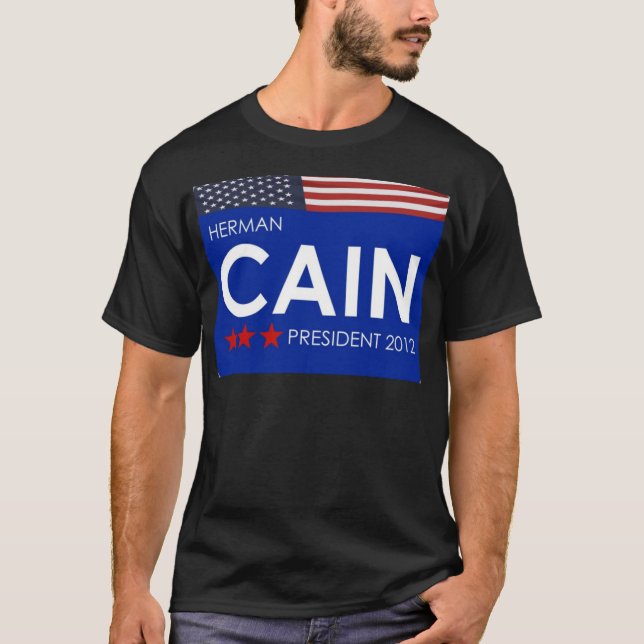T-shirts Herman Cain 2012 (Frente)