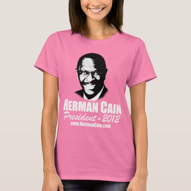 T-shirts Herman Cain 2012, 999 (Frente)