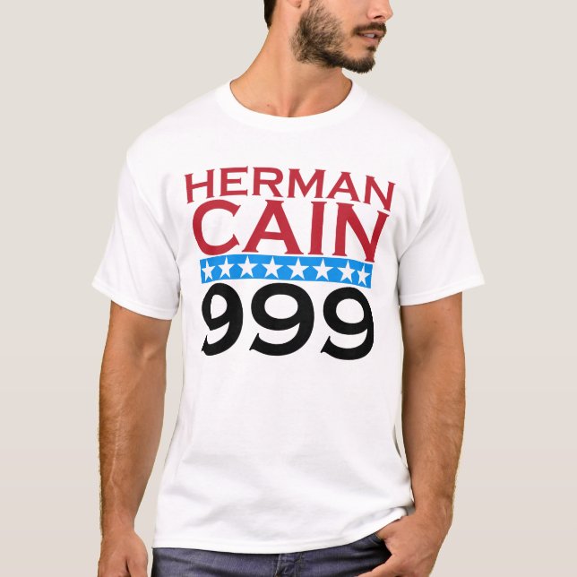 T-shirts Herman Cain 999 (Frente)