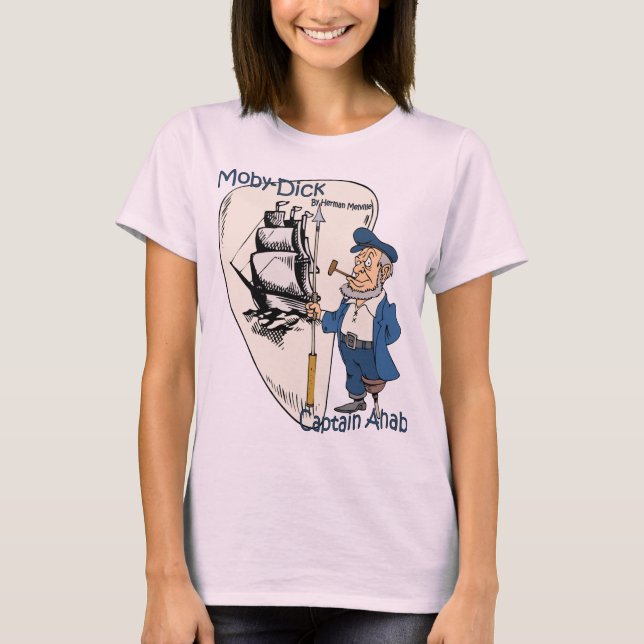 T-shirts Herman Melville ~ Moby-Dick ou A Baleia (Frente)