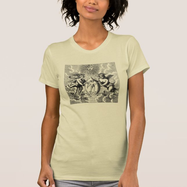 T-shirts Hermes Mercúrio Ovo Alquimia (Frente)