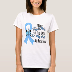 T-shirts Herói da fita do cancro da próstata meu marido