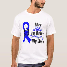 T-shirts Herói da fita do cancro do cólon minha mamã