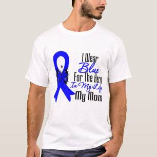 T-shirts Herói da fita do cancro do cólon minha mamã