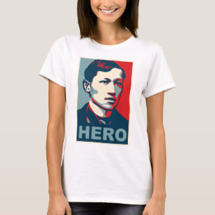 T-shirts Herói de Jose Rizal
