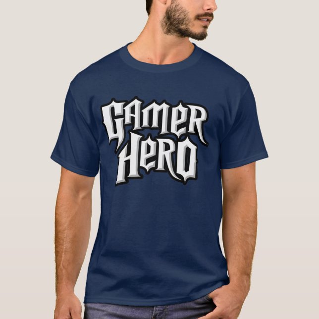 T-shirts Herói do Gamer (Frente)