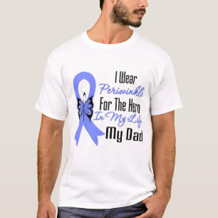 T-shirts Herói esofágico da fita do cancer meu pai