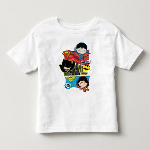 T-shirts Heróis Chibi Prontos Para Ação!