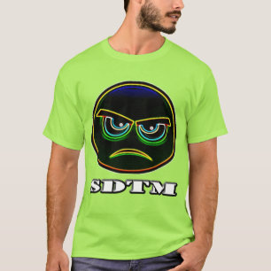 T-shirts Hetero abaixo da cara (SDTM) irritada média