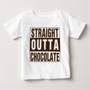 T-shirts Hetero fora do chocolate marrom