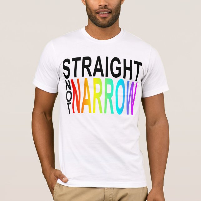 T-shirts hetero nao estreito (Frente)