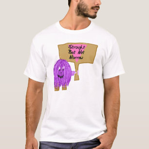 T-shirts Hetero roxo mas não estreito