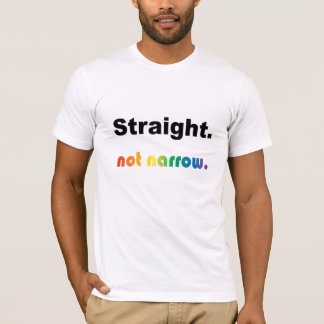 T-shirts "Hetero," T nao estreito!