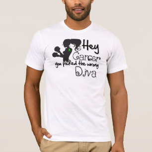 T-shirts Hey câncer de rim você escolheu a diva errada v2