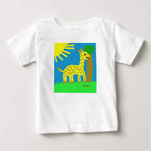 T-shirts HI54ECO Safari Amigos Girard Giraffe Boy