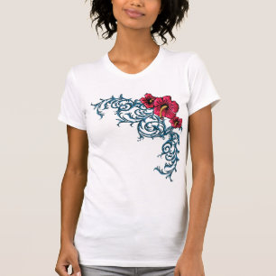 T-SHIRTS HIBISCUS CHOCANTE