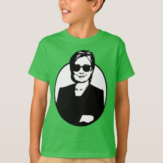 T-shirts Hillary Clinton é o T de um miúdo de Badass