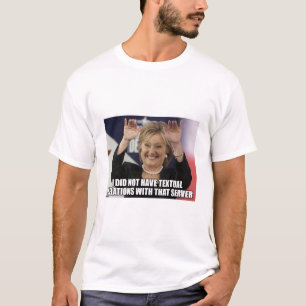 T-shirts Hillary Clinton - escândalo do email
