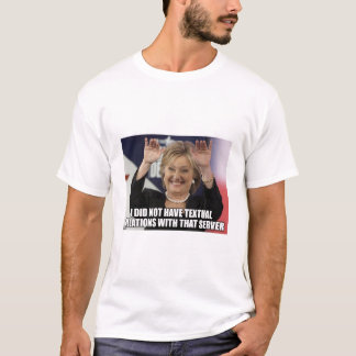 T-shirts Hillary Clinton - escândalo do email