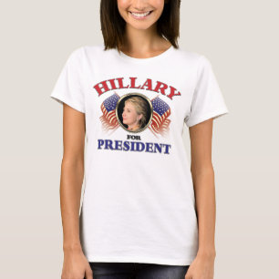 T-shirts Hillary Clinton para o presidente 2016