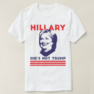 T-shirts Hillary: Não é trunfo