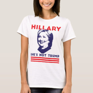 T-shirts Hillary: Não é trunfo
