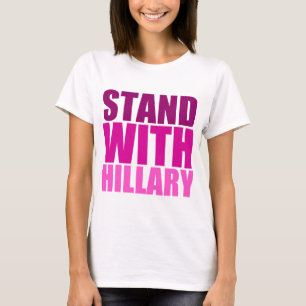 T-shirts Hillary rosa 2016